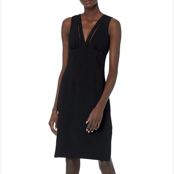 BCBGeneration Dresses & Skirts - BCBGeneration | Black Sleeveless with Band Detail Cocktail Dress